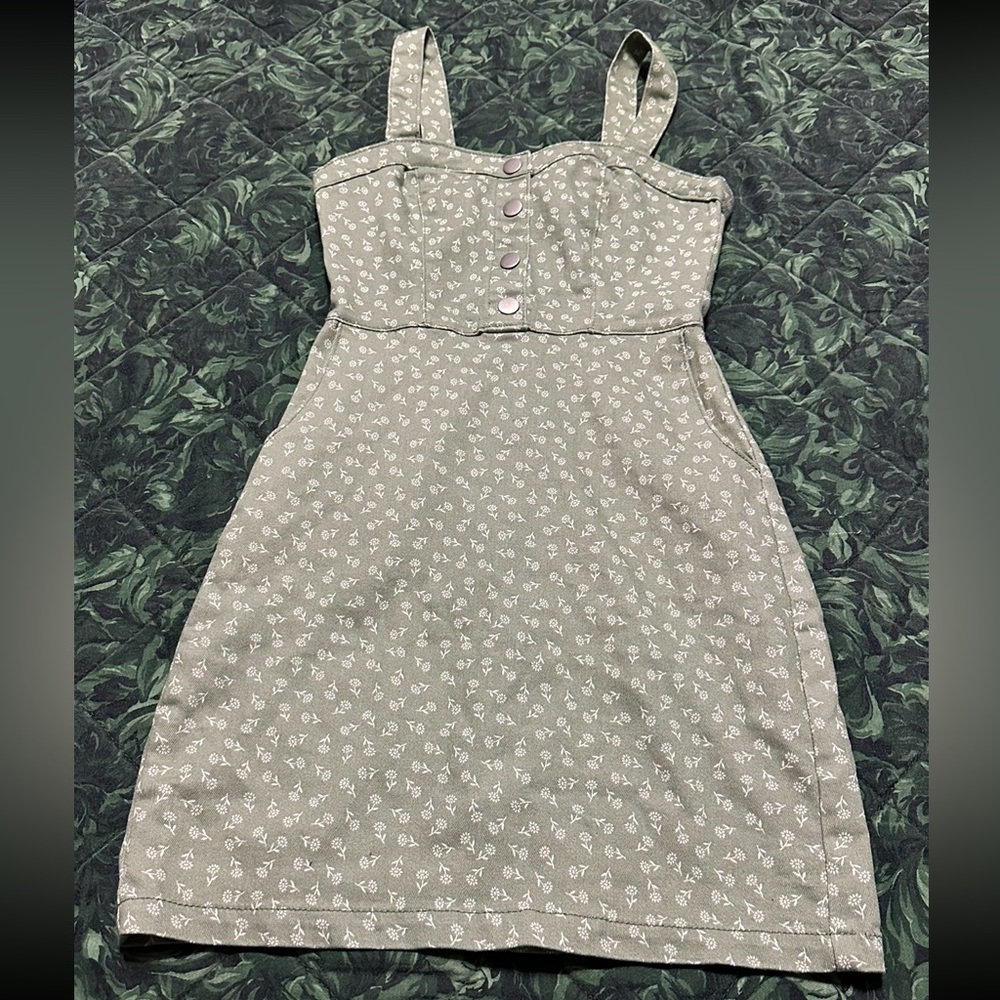 Cute mini denim like dress